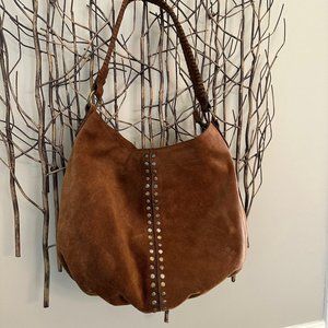 Suede Bag, Brown Suede Purse
